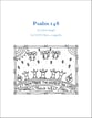 Psalm 148 SATB choral sheet music cover